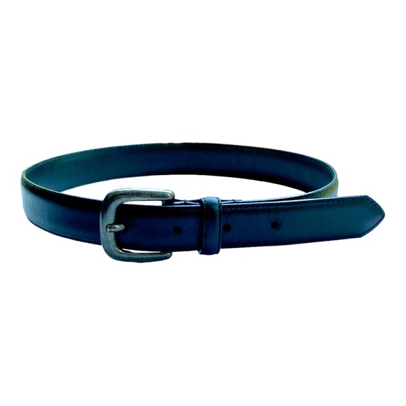 Janie and Jack Black Leather Belt Size 2T - 3 - Picture 2 of 6